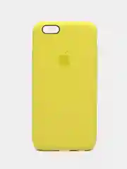 Желтый чехол для iPhone 12, 7+, 12 Pro Max, 11 Pro Max, XS Max, Silicone Case, с закрытым низом