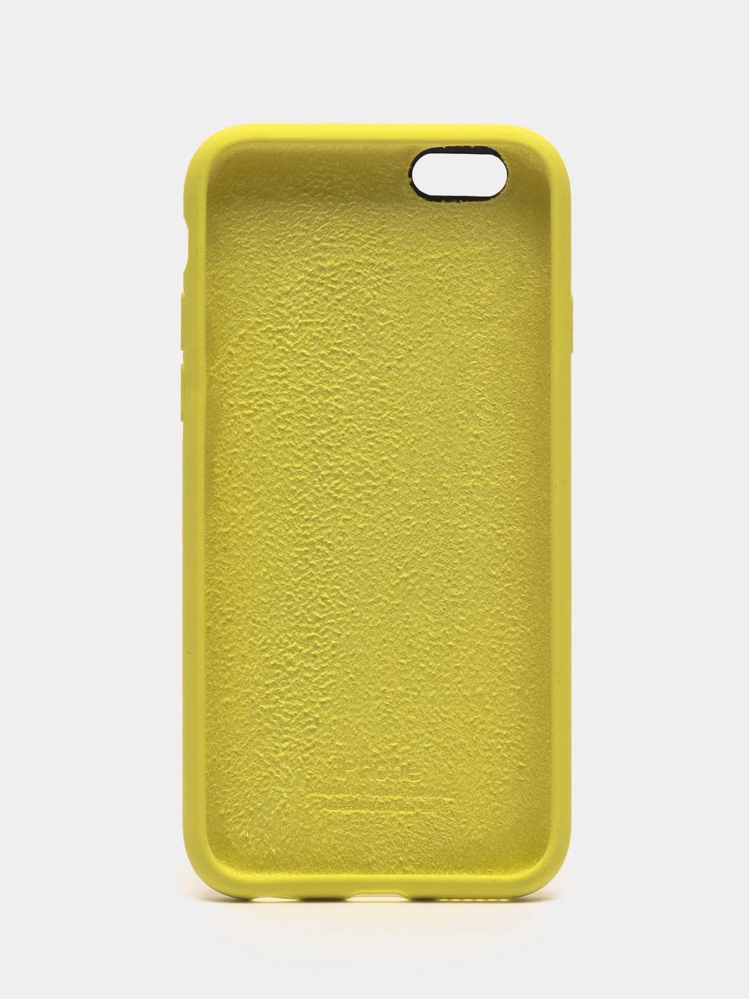 Желтый чехол для iPhone 12, 7+, 12 Pro Max, 11 Pro Max, XS Max, Silicone Case, с закрытым низом