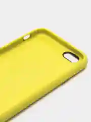 Желтый чехол для iPhone 12, 7+, 12 Pro Max, 11 Pro Max, XS Max, Silicone Case, с закрытым низом