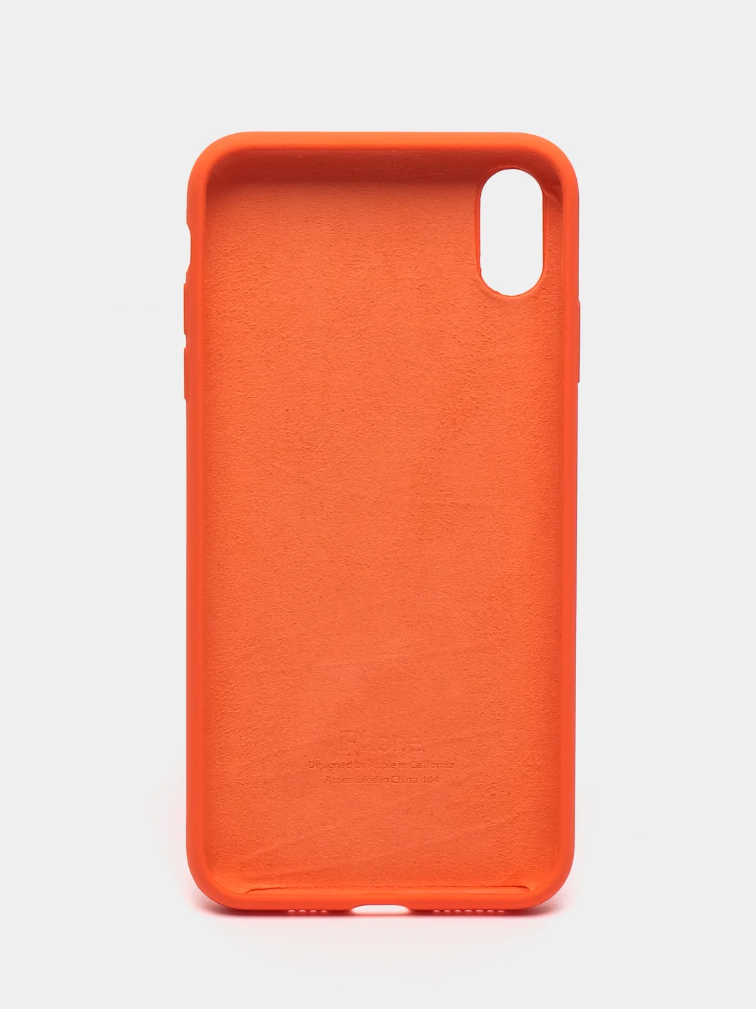 Оранжевый чехол для iPhone 12, 7+, 12 Pro Max, 11 Pro Max, XS Max, Silicone Case, с закрытым низом