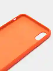 Оранжевый чехол для iPhone 12, 7+, 12 Pro Max, 11 Pro Max, XS Max, Silicone Case, с закрытым низом