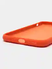 Оранжевый чехол для iPhone 12, 7+, 12 Pro Max, 11 Pro Max, XS Max, Silicone Case, с закрытым низом
