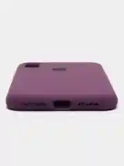 Пурпурный чехол для iPhone 12, 7+, 12 Pro Max, 11 Pro Max, XS Max, Silicone Case, с закрытым низом