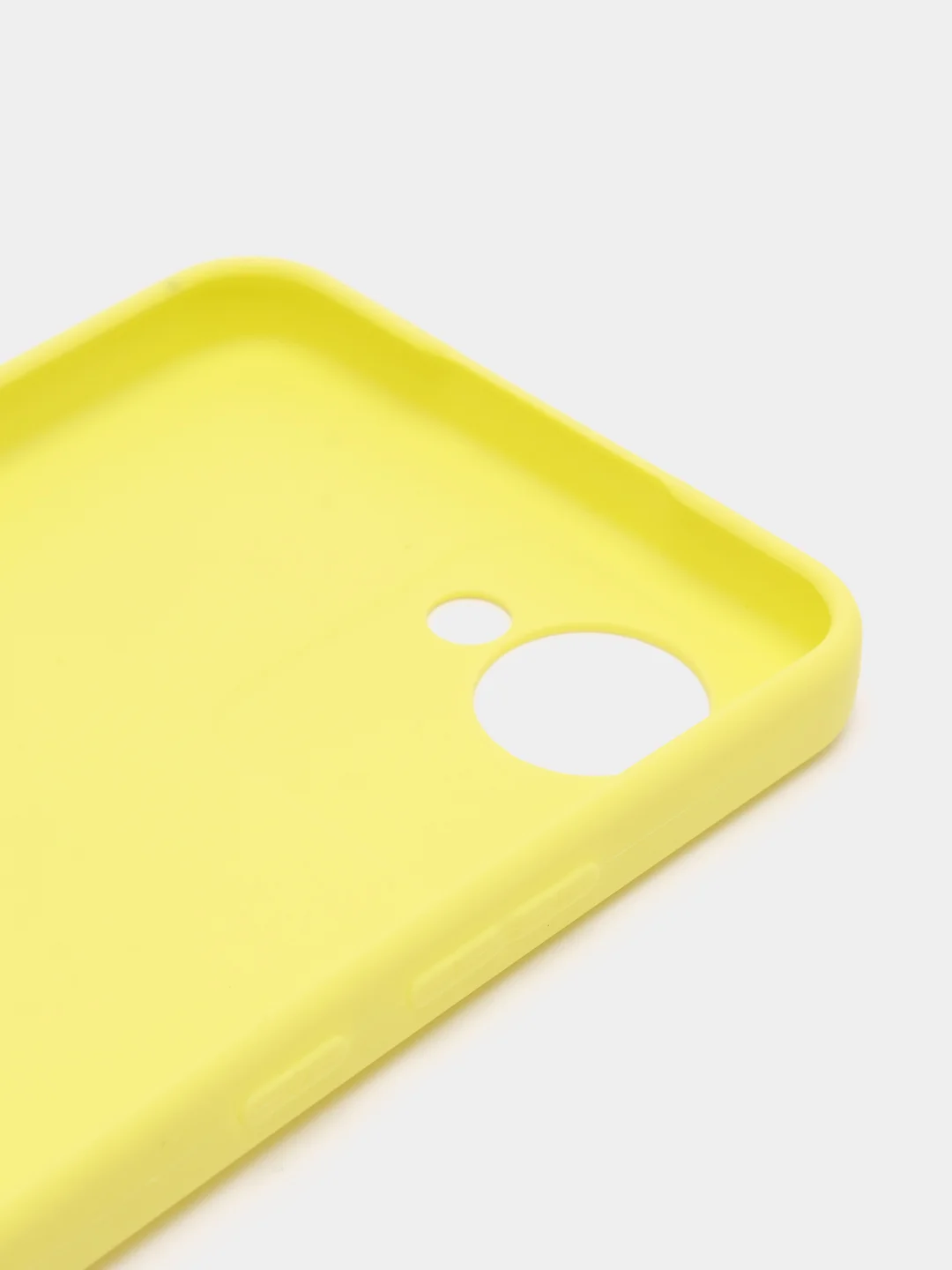 Лимонный чехол для Realme C30 / C30S / Narzo 50i PRIME / Реалми силиконовый, матовый, прозрачный