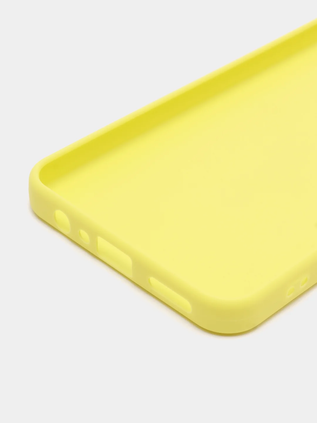 Лимонный чехол для Realme C30 / C30S / Narzo 50i PRIME / Реалми силиконовый, матовый, прозрачный