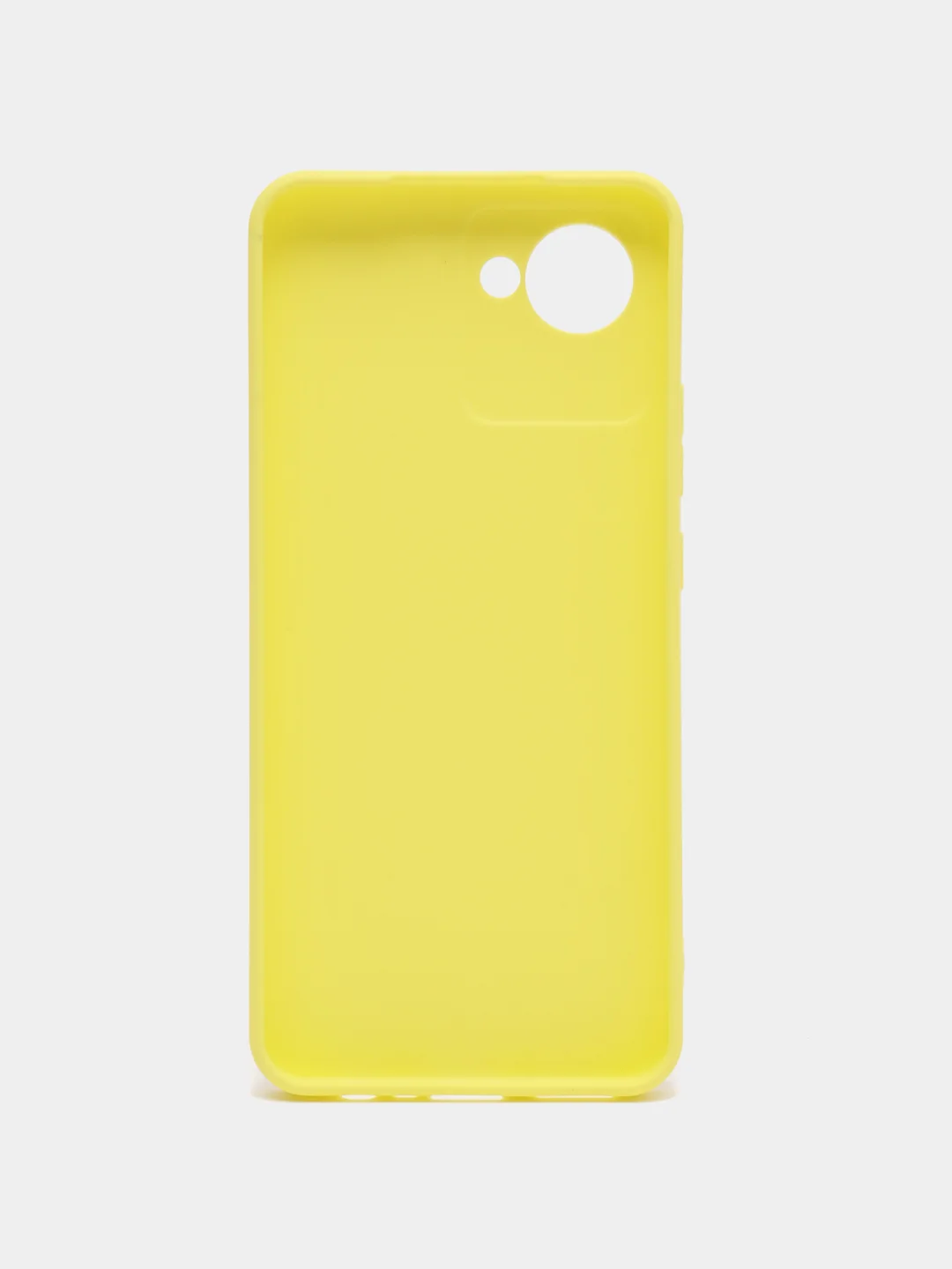 Лимонный чехол для Realme C30 / C30S / Narzo 50i PRIME / Реалми силиконовый, матовый, прозрачный