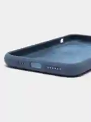 Синий меланж чехол для iPhone 12, 7+, 12 Pro Max, 11 Pro Max, XS Max, Silicone Case, с закрытым низом