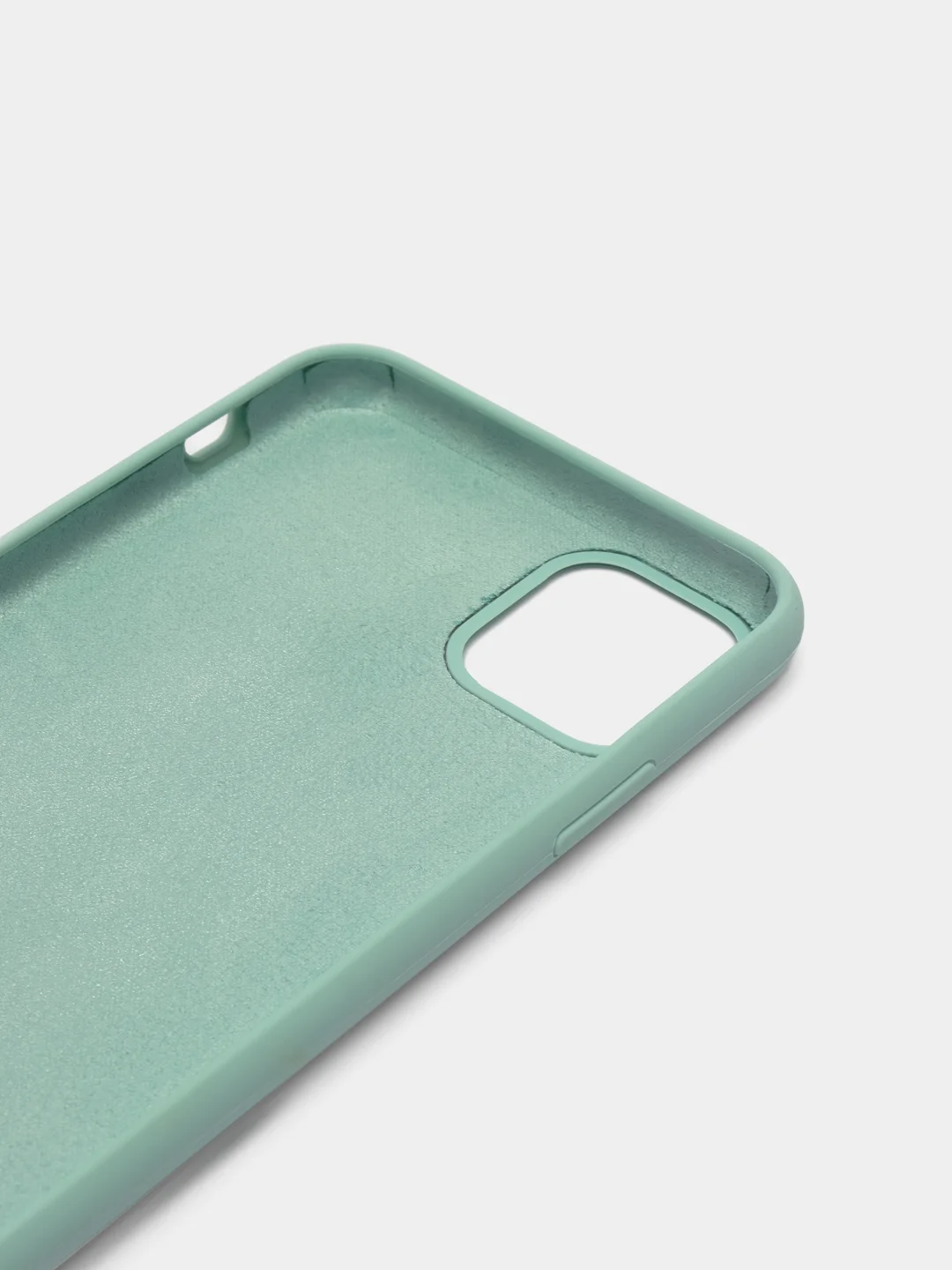 Бирюзовый чехол для iPhone 11, 6S, 7, 8, XR, 7+, XS Max, 11 Pro Max, Silicone Case, с открытым низом