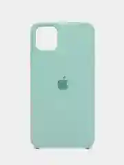 Бирюзовый чехол для iPhone 11, 6S, 7, 8, XR, 7+, XS Max, 11 Pro Max, Silicone Case, с открытым низом