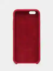Бордовый чехол для iPhone 11, 6S, 7, 8, XR, 7+, XS Max, 11 Pro Max, Silicone Case, с открытым низом
