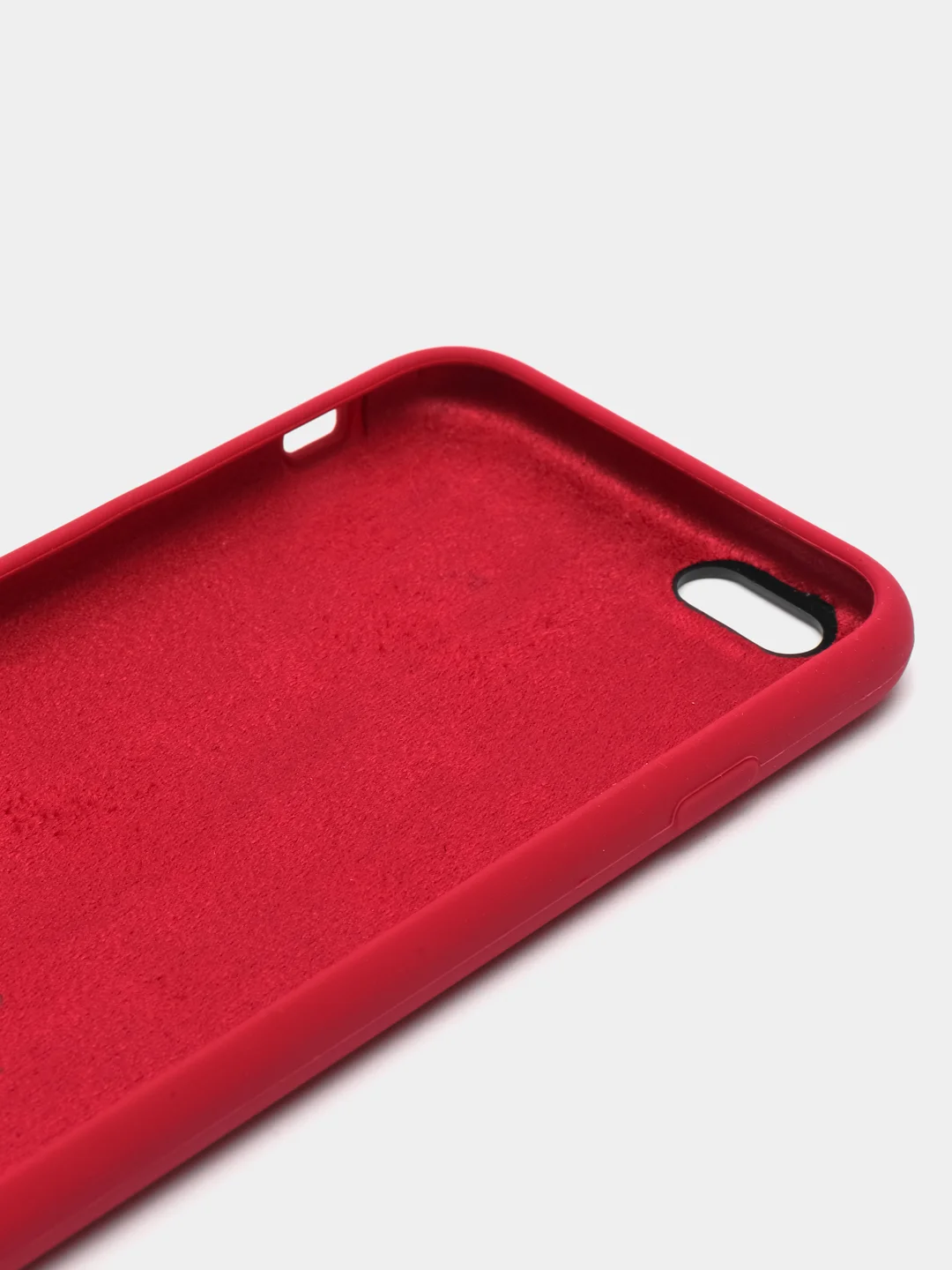 Бордовый чехол для iPhone 11, 6S, 7, 8, XR, 7+, XS Max, 11 Pro Max, Silicone Case, с открытым низом