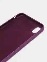 Пурпурный чехол для iPhone 11, 6S, 7, 8, XR, XS, 7+, 11 Pro Max, с открытым низом, Silicone Case