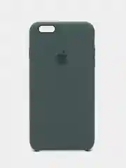 Тёмно-бирюзовый чехол для iPhone 11, 6S, 7, 5, XR, XS, 7+, 11 Pro Max, с открытым низом, Silicone Case