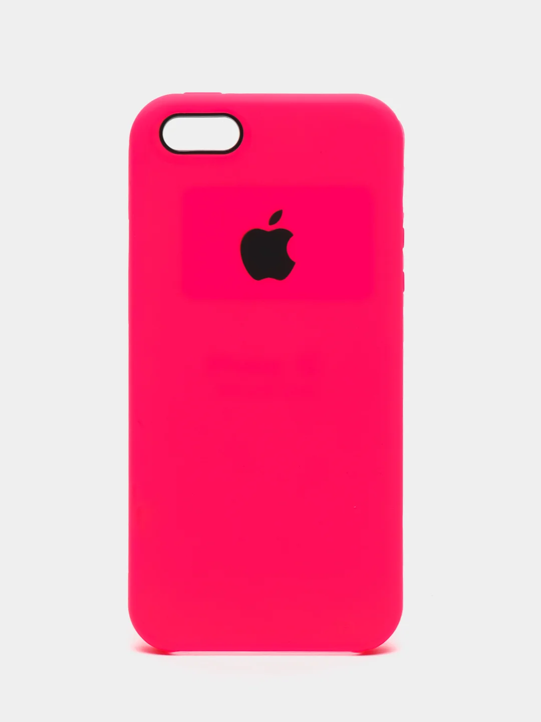 Фуксия чехол для iPhone 11, 6S, 7, 5, XR, XS, 7+, 11 Pro Max, с открытым низом, Silicone Case