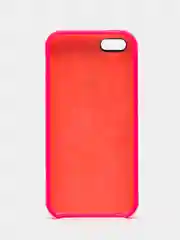 Фуксия чехол для iPhone 11, 6S, 7, 5, XR, XS, 7+, 11 Pro Max, с открытым низом, Silicone Case