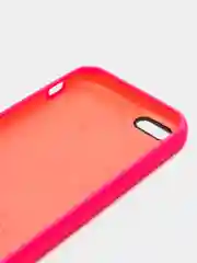 Фуксия чехол для iPhone 11, 6S, 7, 5, XR, XS, 7+, 11 Pro Max, с открытым низом, Silicone Case
