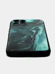 Тёмно-бирюзовый силиконовый чехол для Infinix Smart 6 HD, с принтом, с рисунком (Инфиникс Смарт 6 ХД)