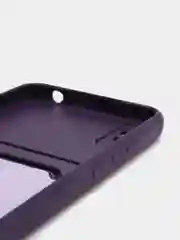 Пурпурный чехол Xiaomi Redmi 9A, Сяоми Редми 9А, силиконовый, с карманом для карты