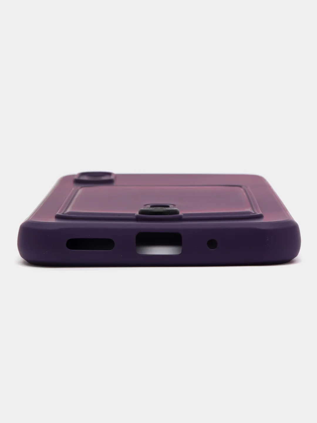 Пурпурный чехол Xiaomi Redmi 9A, Сяоми Редми 9А, силиконовый, с карманом для карты