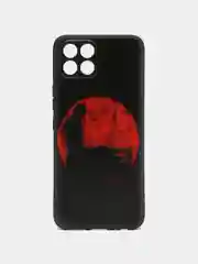 Сиреневый силиконовый чехол для Infinix Smart 6 HD, с принтом, с рисунком (Инфиникс Смарт 6 ХД)
