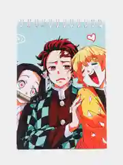 Бронзовый блокнот аниме Клинок рассекающий демонов Demon Slayer