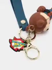Светло-синий брелок для ключей и рюкзака