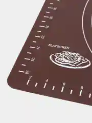 Коричневый коврик силиконовый для раскатки теста и выпечки l 5 цветов, 4 размера
