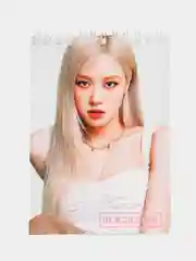 Белый блокнот K-Pop Black Pink