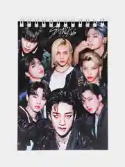 Индиго блокнот KPOP Stray Kids