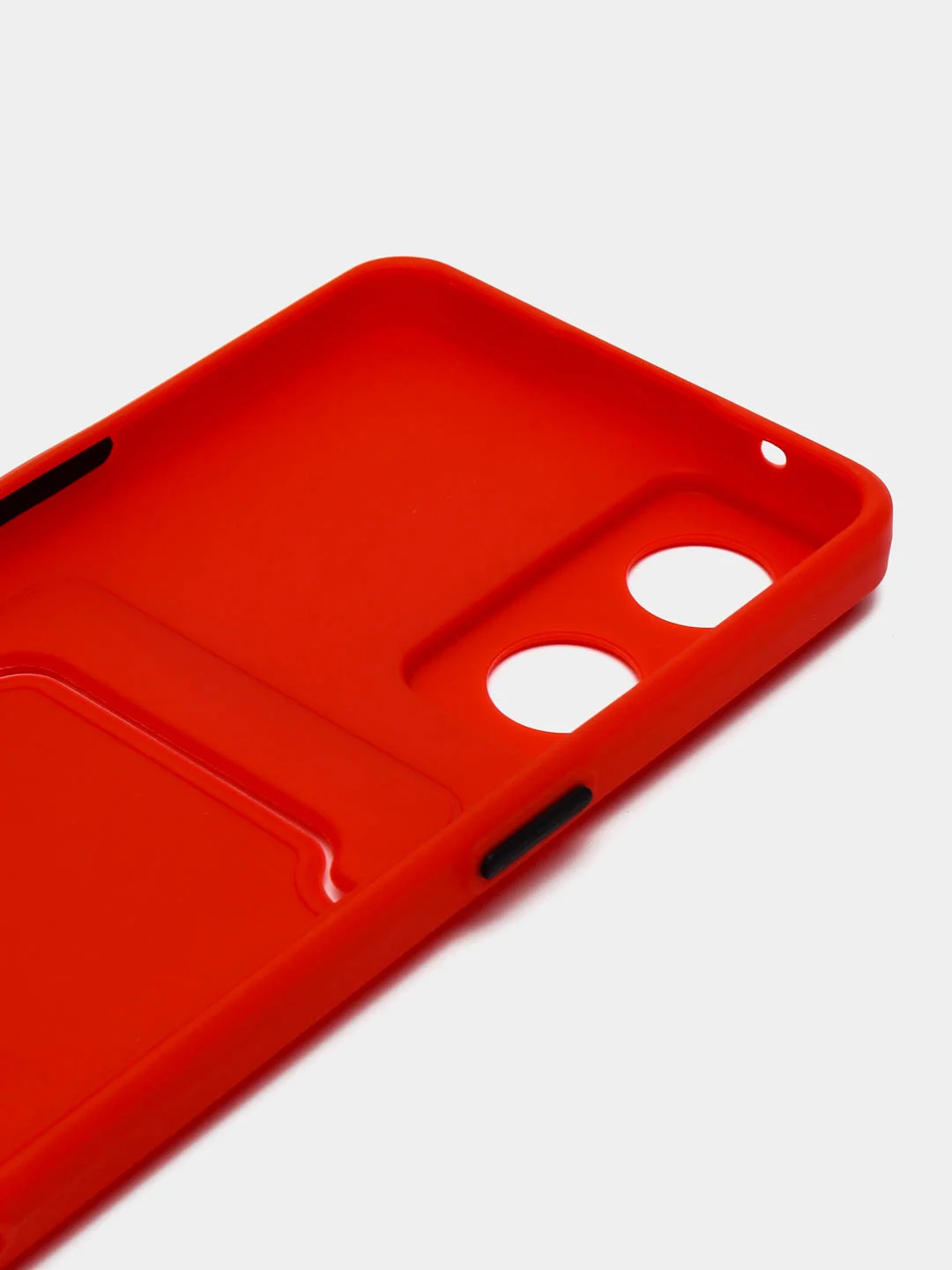 Красный силиконовый чехол для Oppo Reno 8T 4G, Оппо Рено 8Т, с карманом для карт