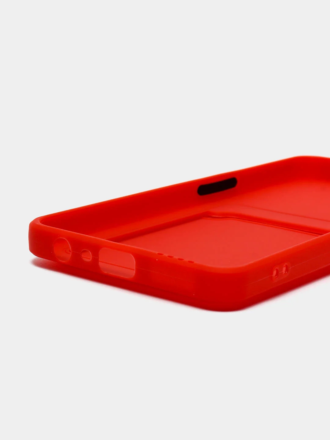 Красный силиконовый чехол для Oppo Reno 8T 4G, Оппо Рено 8Т, с карманом для карт