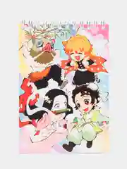 Желтый блокнот аниме Клинок рассекающий демонов Demon Slayer