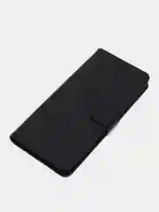 Черный кожаный PU чехол книжка Xiaomi Redmi 9A