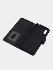 Черный кожаный PU чехол книжка Xiaomi Redmi 9A