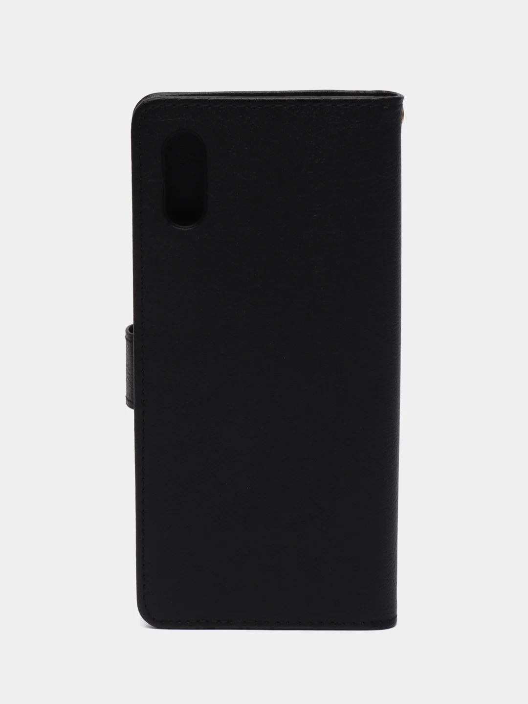 Черный кожаный PU чехол книжка Xiaomi Redmi 9A