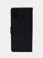 Черный кожаный PU чехол книжка Xiaomi Redmi 9A