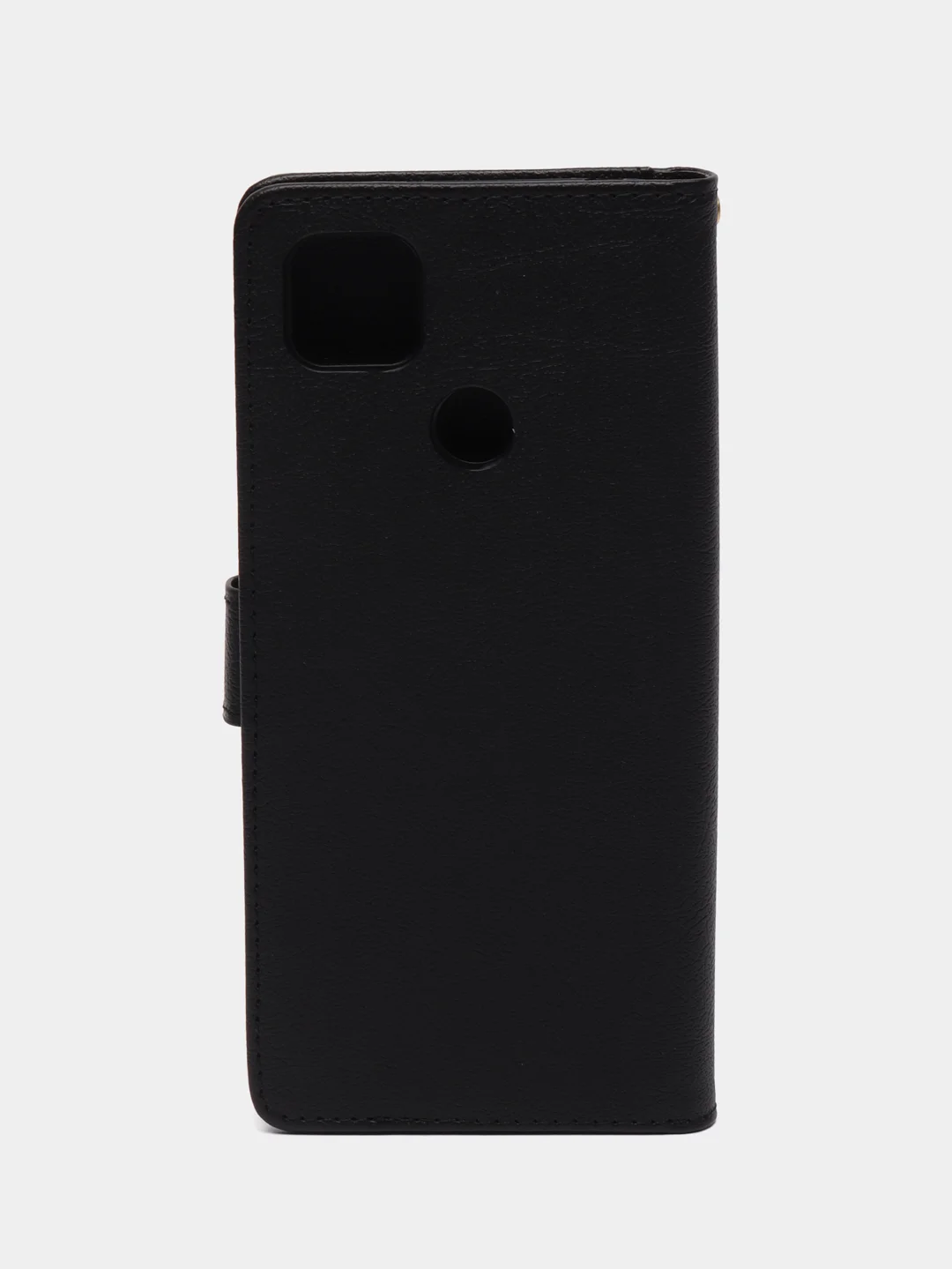 Черный чехол-книжка для Xiaomi Redmi 9C (Редми 9С), кожаный PU
