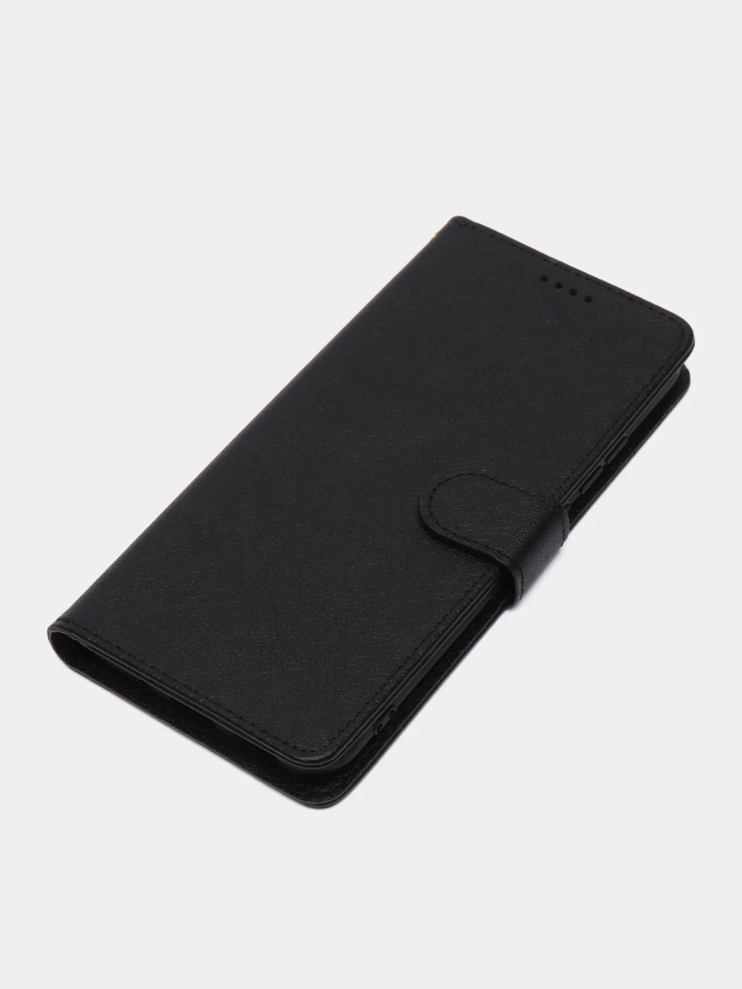 Черный чехол-книжка для Xiaomi Redmi 9C (Редми 9С), кожаный PU