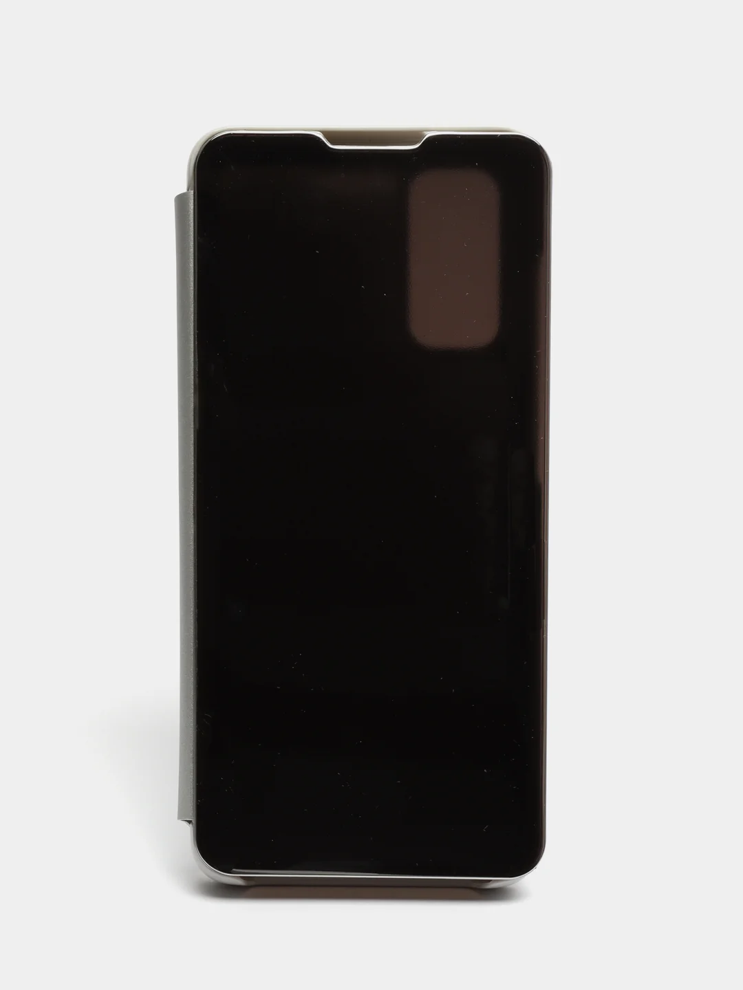 Серебряный чехол-книжка для Samsung S20