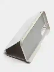 Серебряный чехол-книжка для Samsung S20