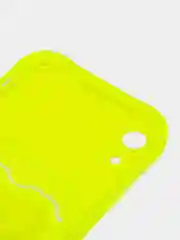 Желтый чехол для iPhone 7/8 Plus/XR/11/12/13/Pro/Pro Max, силиконовый, с карманом для карт