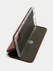 Коричневый чехол-книжка для Samsung A51