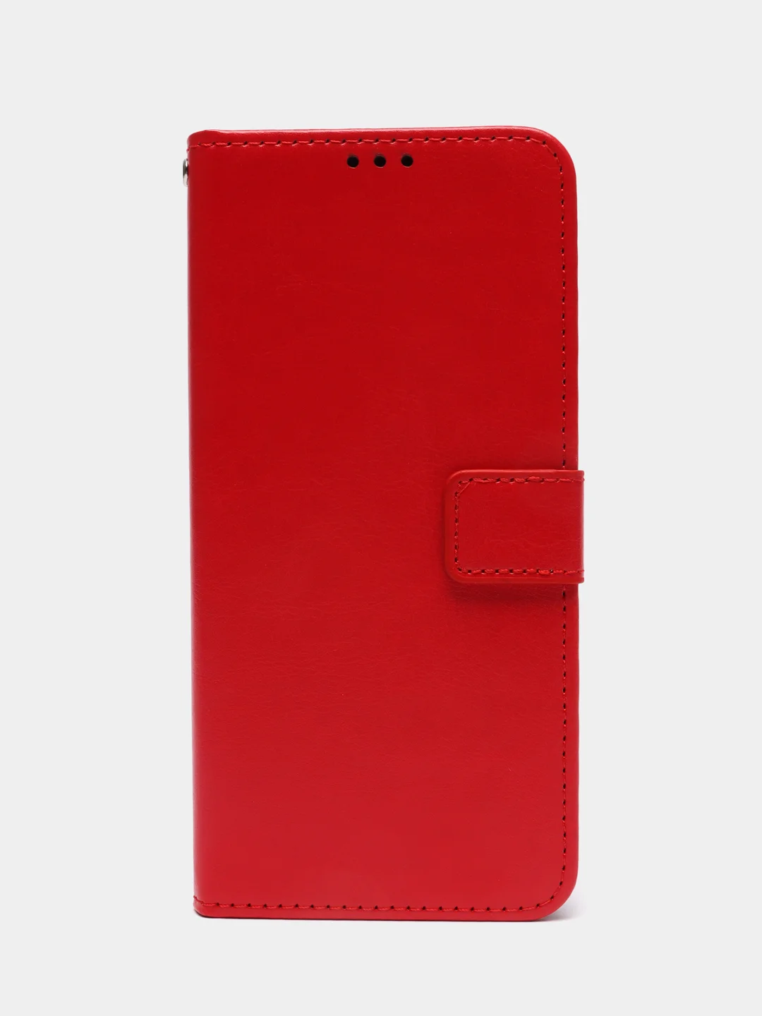 Красный чехол-книжка с магнитной застежкой для Realme C33 4G (Реалми С33)