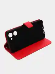 Красный чехол-книжка с магнитной застежкой для Realme C33 4G (Реалми С33)