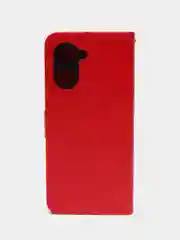 Красный чехол-книжка с магнитной застежкой для Realme C33 4G (Реалми С33)