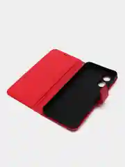 Красный чехол-книжка с магнитной застежкой для Realme C33 4G (Реалми С33)