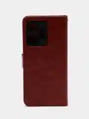 Багровый чехол-книжка с магнитной застежкой для Infinix ZERO 20 (Инфиникс Зеро 20)