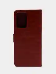 Багровый чехол-книжка с магнитной застежкой для Realme GT Neo 3 (Реалми ГТ Нео 3)