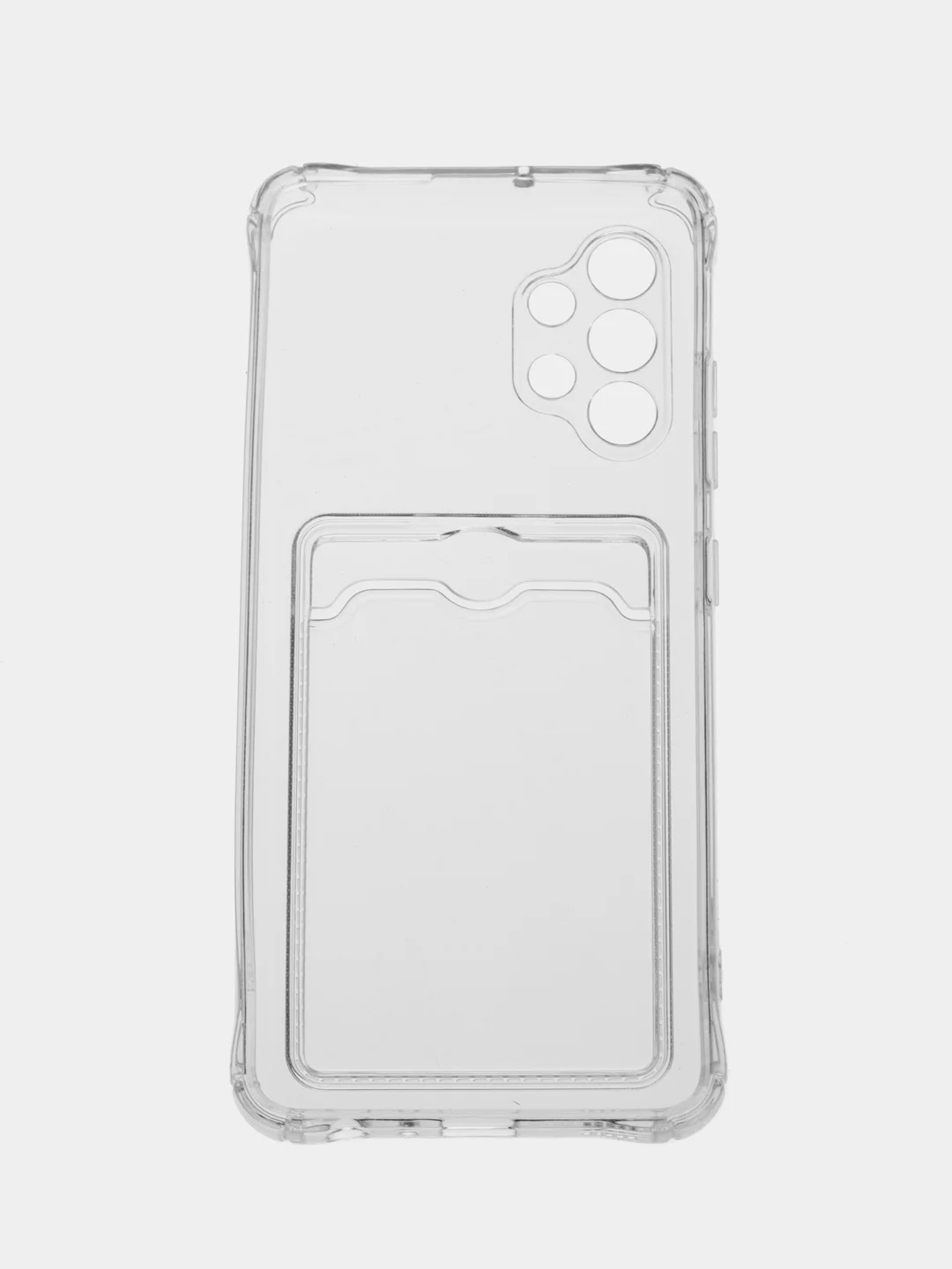 Прозрачный чехол с карманом для карт на Samsung А12, А51/M40S, А32, A30S/A50/A50S, A30, A52, A72, А13