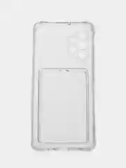 Прозрачный чехол с карманом для карт на Samsung А12, А51/M40S, А32, A30S/A50/A50S, A30, A52, A72, А13